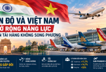 Aviation Week: Ấn Độ và Việt Nam mở rộng năng lực vận tải hàng không song phương