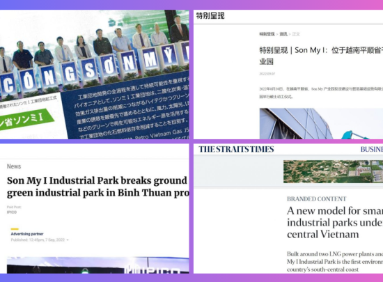 Liên tiếp xuất hiện trên Caixin, Nikkei Business, SCMP và The Straits Times: 5 bài học về chiến lược truyền thông quốc tế từ dự án KCN Sơn Mỹ I